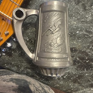 1991 Star Trek The Offical 25th Anniversary Fine Lead Free Pewter Stein Tankard