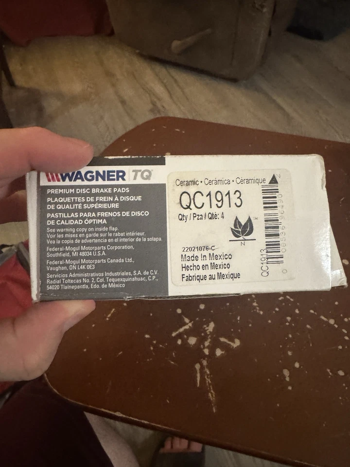 Pastillas de freno de cerámica Wagner TQ Premium QC1913 Foto 2 de 3