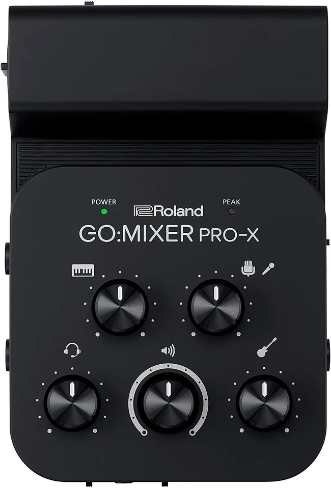 Mezclador de audio Roland GO:MIXER PRO-X para teléfonos inteligentes con cable de micrófono Foto 2 de 4