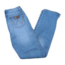 Wrangler Retro Slim Straight Jeans Youth Boys 16 Reg 29x30 Blue Western