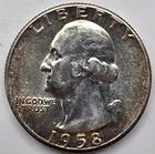 *SILVER* 1958  Washington Quarter -《Great Way To Buy Silver!!》