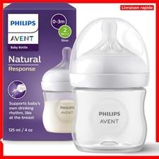 Biberon Philips Avent 125 ml avec Système Anti-Coliques - Idéal pour Nouveau-Nés