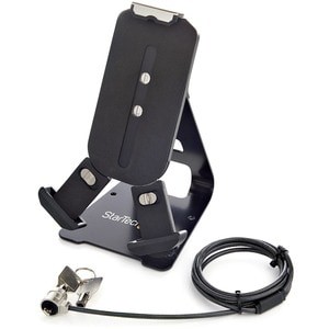 Startech Sicherer Tablet Ständer mit K-Slot Kabelschloss Verriegelung Universal Halter für