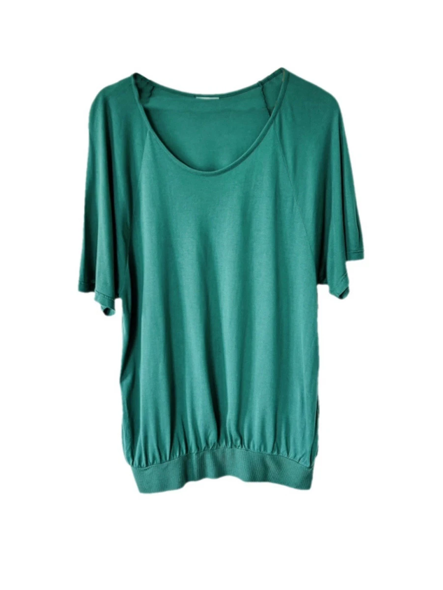 Top Débardeur Femme Dries Van Noten - Taille L - Rayures Vert Bordeaux - Coton - Neuf Avec étiquettes