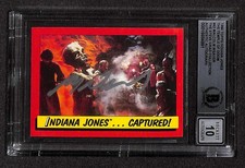 Malcolm Weaver Signed 1984 Topps Indiana Jones Trading Card Beckett Auto 10