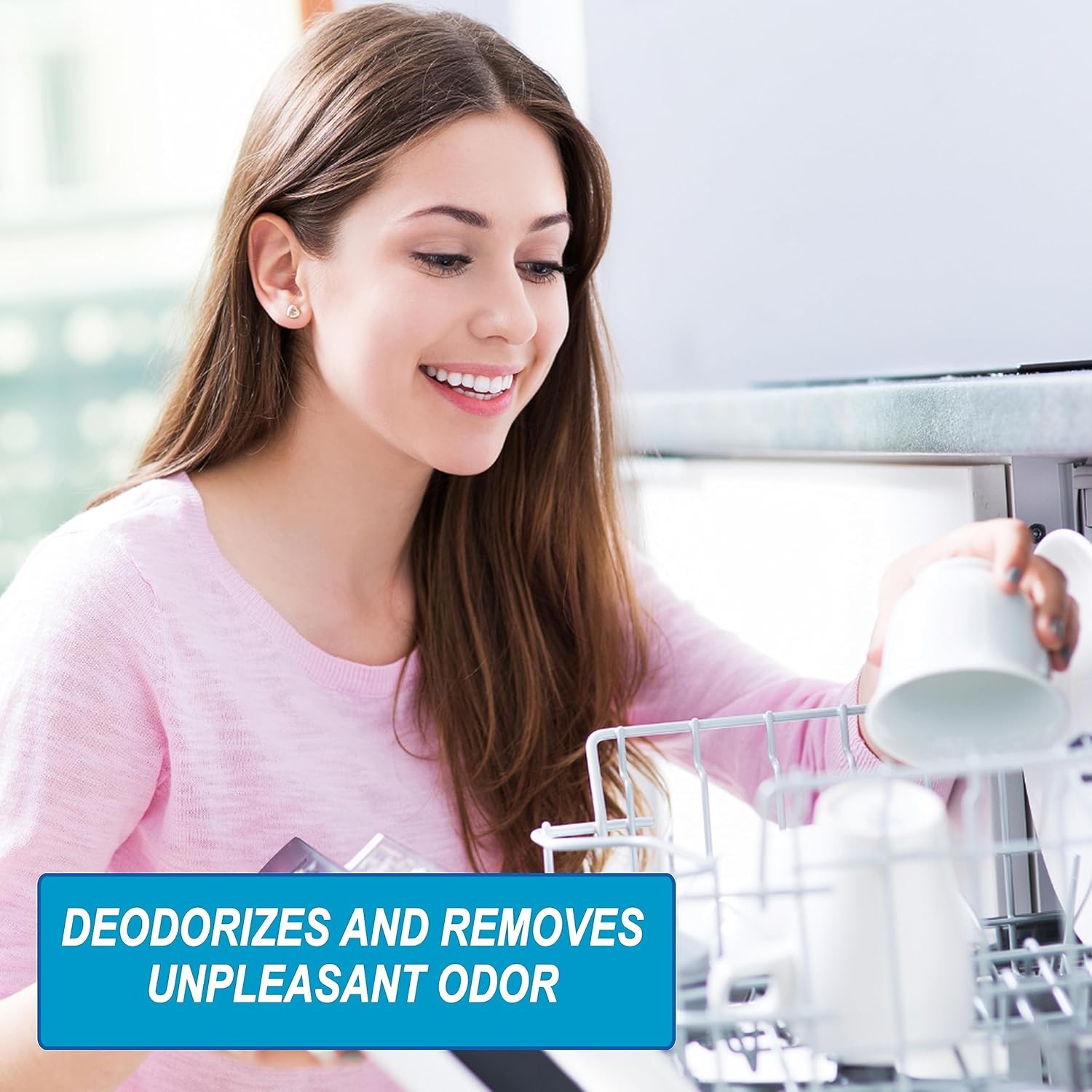 Dishwasher Cleaner Tablets 24 Count, Fragrance Free, Deep Cleaning Descaler Pods