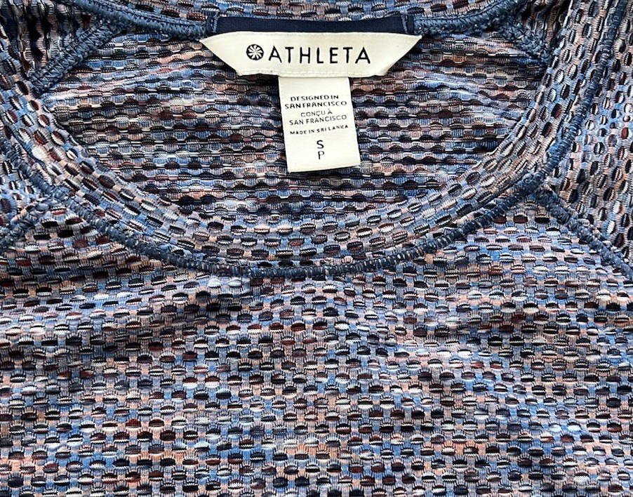 Athleta Ultimate Train Mesh Performance Workout T… - image 2