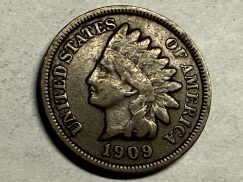 1909 INDIAN HEAD U.S. Cent. Fine. #q1