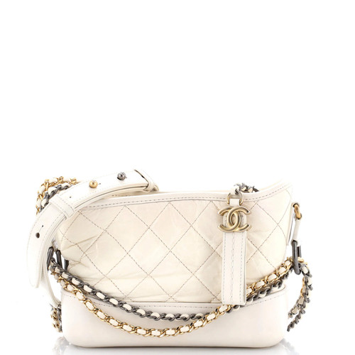 Chanel Gabrielle Hobo Quilted Aged Calfskin Small