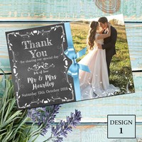 50 Wedding Thank You Cards With Photo Choice Of 8 Designs Envelopes Included 50 Wedding Thank You Cards With Photo Choice Of 8 Designs Envelopes Included