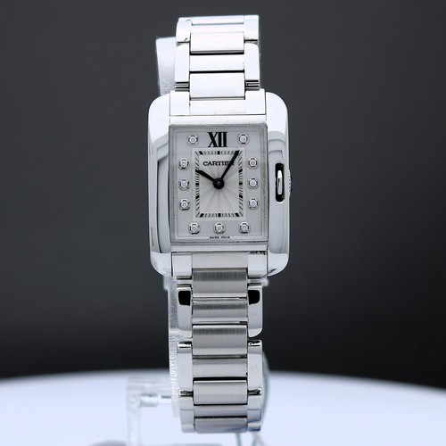 Cartier Tank Anglaise Ladies Small W4TA0003 23mm Quartz VB104 - Picture 2 of 8