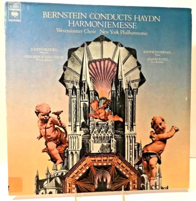 Bernstein Conducts Haydn Harmoniemesse Westminster Choir Columbia LP M33267