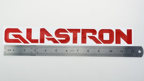 2pcs New Glastron Boats Vinyl Logo Decal Stickers Boat Outboard Motor (Red) - Bild 7 von 7