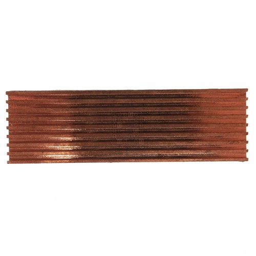 M.2 2280 PCI-E NVME SSD Copper Heatsink w/Thermal Conductive Adhesive 4mm Height - Picture 7 of 13