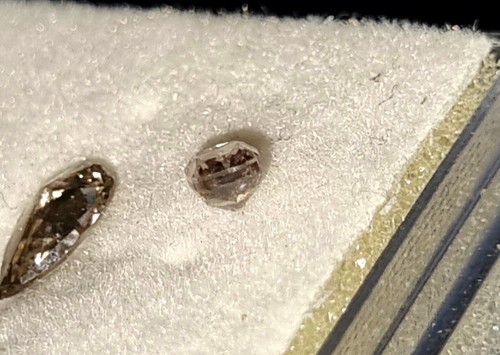 0.18ct natural untreated fancy intense purplish pink diamond cushion cuti1 - Picture 6 of 8