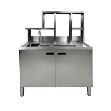 48" Bubble Tea Boba Work Station Water Station Beverage Work Table