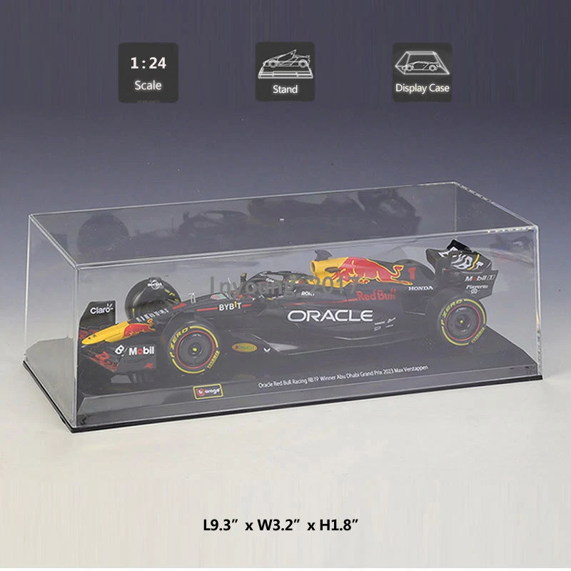 1/24 F1 Red Bull RB19 2023 Model Toy Car Diecast Toy Vehicle Max Verstappen 1 - Image 2 of 4
