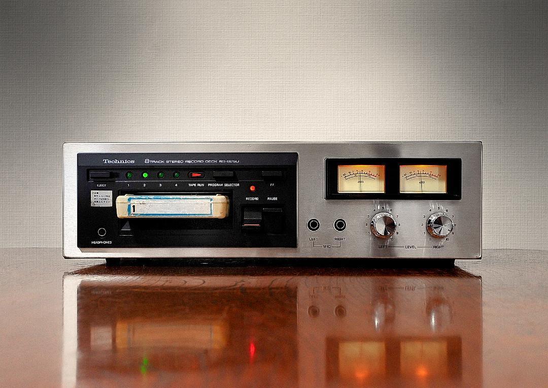 ★Technics PANASONIC ８トラックテープデッキRS-825U♪ Technics Panasonic 8-Track Tape Deck Rs-825U Vintage Audio