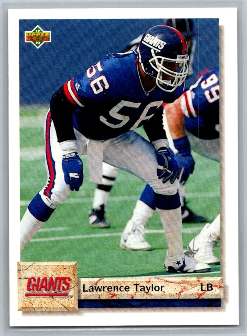 Lawrence Taylor #599 (Football Cards 1992 Upper Deck) — is it worth grading?