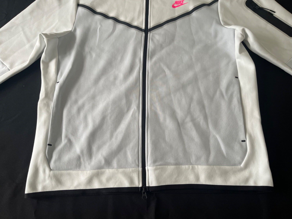 Nike Sportswear Tech Fleece Zip Hoodie 2XL White/Pure Platinum
