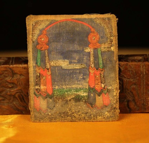 Campana Vajra francesa antigua budista Tsaklis Thangka Tíbet 6P 1600 antigua rara real - Imagen 6 de 9