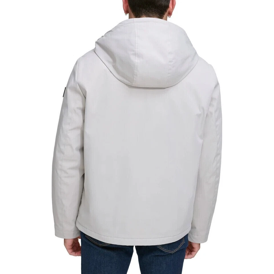 Tommy Hilfiger Men's Performance Hooded Jacket, Gray, Size: XXL - Image 3 of 4