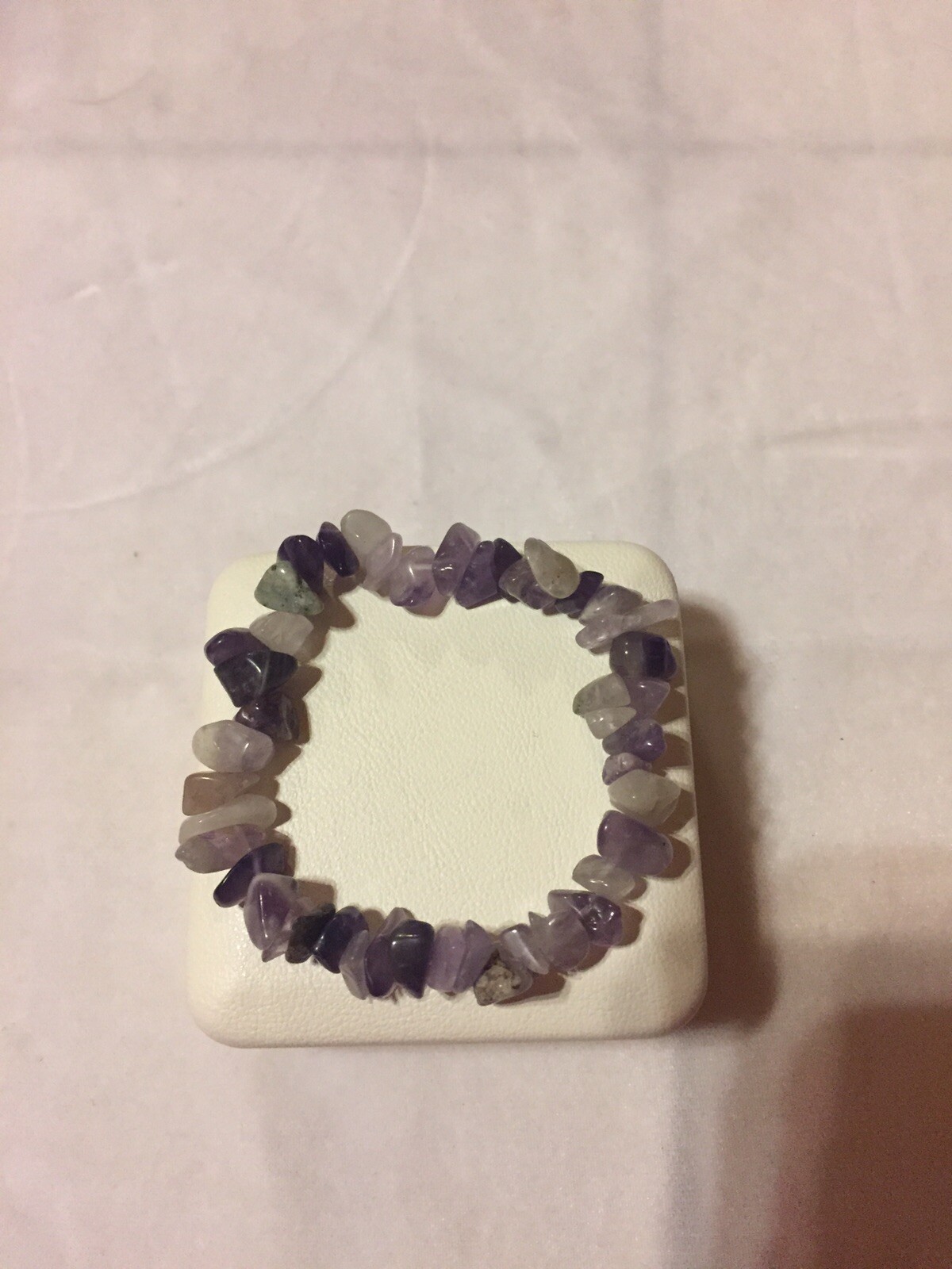 Natural Amethyst Stretch Bracelet Gemstone Jewelry-image