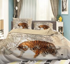 3D Tiger Quilt Cover Set Duvet Cover Bedding Pillowcases