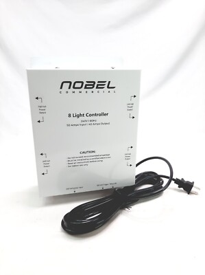 Nobel 8-Light Controller, 8-Outlet, 120/240V, Commercial Grade