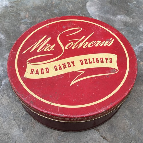 Mrs Sothern's Home Made Sweets Tin Woodhaven New York Candy Tin Vintage - Picture 1 of 7
