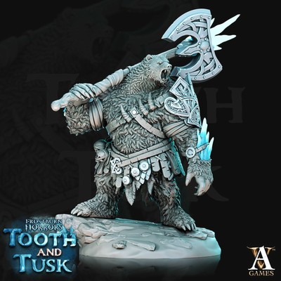 ICE Frost ARCTURI URSINE Were-Bear Frostburn Dungeons & Dragons, RPG, Frostgrave