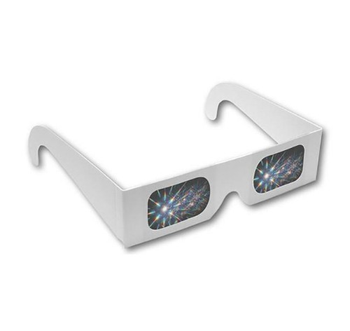 2x pcs Diffraction Grating Glasses - Educational Gratings Glasses white - Picture 2 of 2