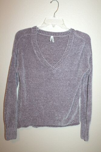 MUDD Junior Teen Girl Size XXS Light Purple Chenille Sweater Top - Afbeelding 1 van 2