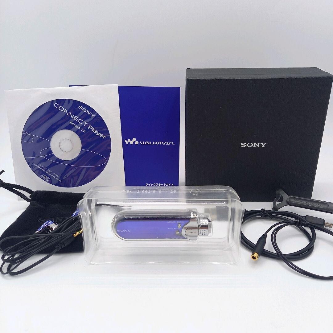 SONY ウォークマン NW-A608 ブルー ジャンク品 Used Sony NW-A608 Blue Digital Walkman Vintage Tested with