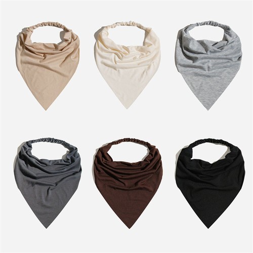 Triangle Hair Scarf Headband Cashew Flower Print Scrunchies Elastic Hair Bands" - Picture 11 of 38