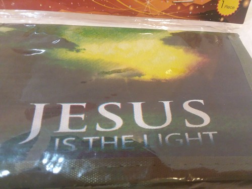 Billetera Jesus Is The Light nueva en paquete. "Camuflaje color unisex triple 6""x3,5" - Imagen 5 de 7