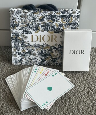 Rare Dior Playing Cards with Paper Bag Novelty 2024 Collection