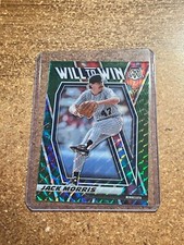 2021 Panini Mosaic Baseball Will to Win Green Prizm # WTW2 Jack Morris