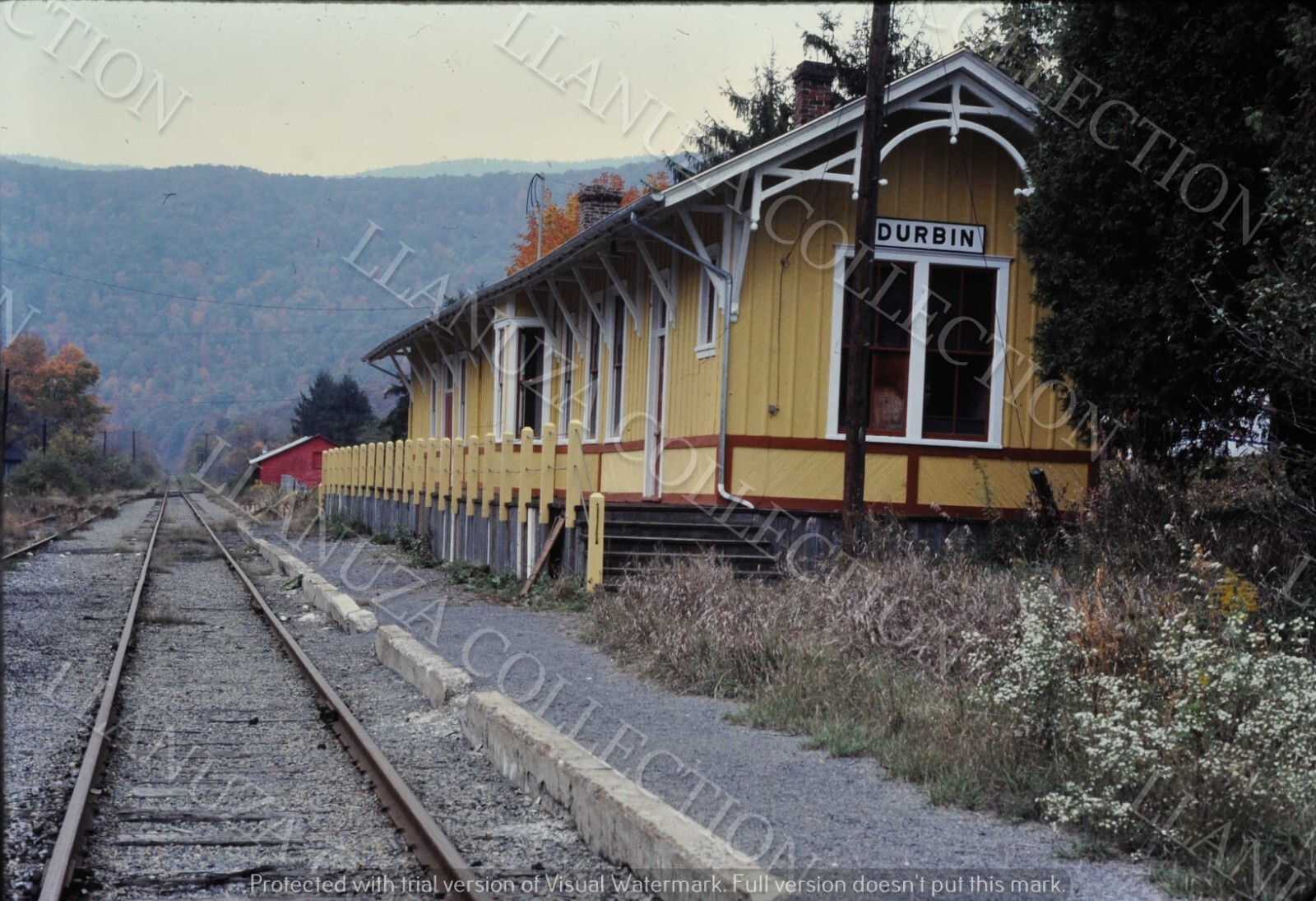 Original Slide C&O Durbin WV depot Oct 1983 eBay