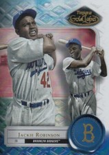 JACKIE ROBINSON TOPPS GOLD LABEL CLASS 3 BASE LOS ANGELES DODGERS #73 2022 22