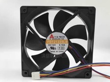 Y.S.TECH 12025 FD121225LB DC12V 0.18A 120 25MM 4-pin silent cooling fan