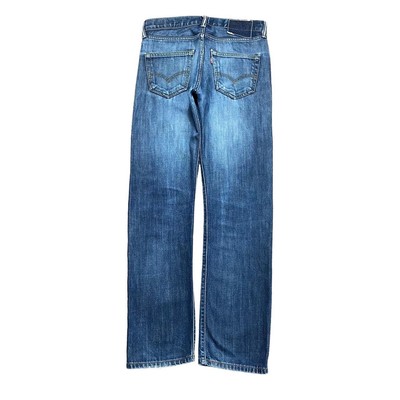 Levis 501 Jeans Mens W31 L32 Distressed Blue Denim Straight Leg  