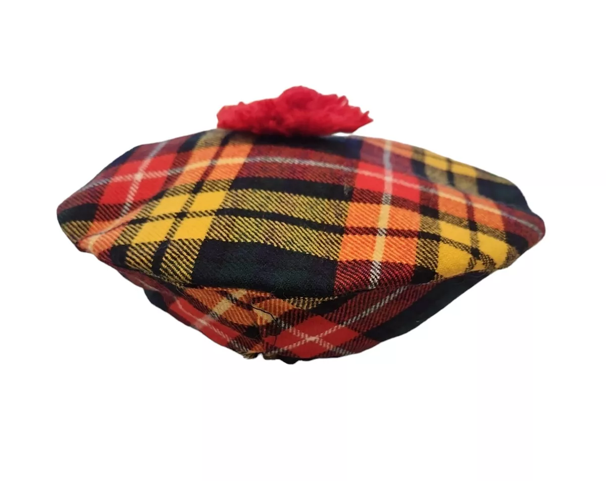 Scottish golf hat with pom sale pom