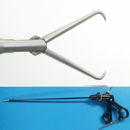 1 Pcs SS Laparoscopic Tenaculum Grasper Forceps 5mm X 330mm Surgical Instruments - Picture 8 of 15