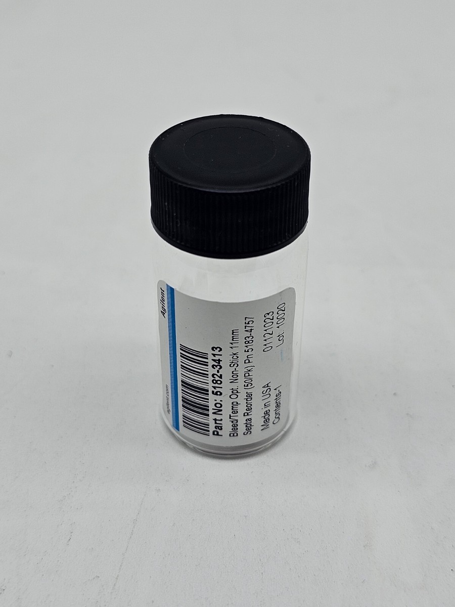 Agilent 5182-3413 High Temp Low Bleed Septa, 11mm, 4pcs | eBay