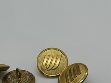 Vintage 7 United Airlines "Tulip Logo" Uniform Buttons