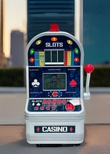 EXCALIBUR ELECTRONICS 7 In 1 Ultimate Casino Talking Slot Machine Digital Poker