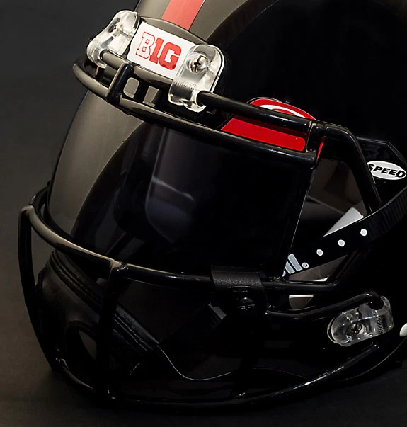 *CUSTOM* NEBRASKA CORNHUSKERS Riddell SPEED Full Size Replica Football Helmet - Image 4 of 4