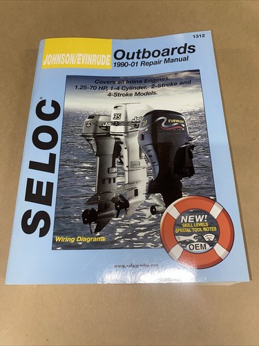 Johnsan Evinrude Outboards, 1996-01 by Seloc Publications Staff and Chilton...