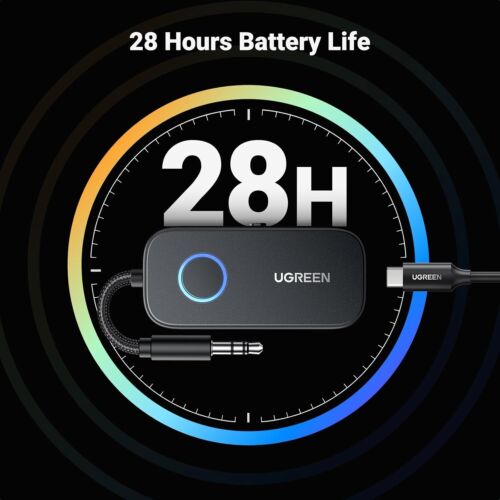 UGREEN Airplane Bluetooth 5.2 Transmitter Adapter for Airpods or Headphones Dual - Picture 4 of 8